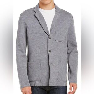 Vince Knit Gray 3 Button Blazer